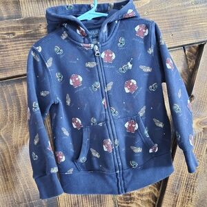 Polo Ralph Lauren Boys Varsity Print Zip Hoodie 4T Fleece